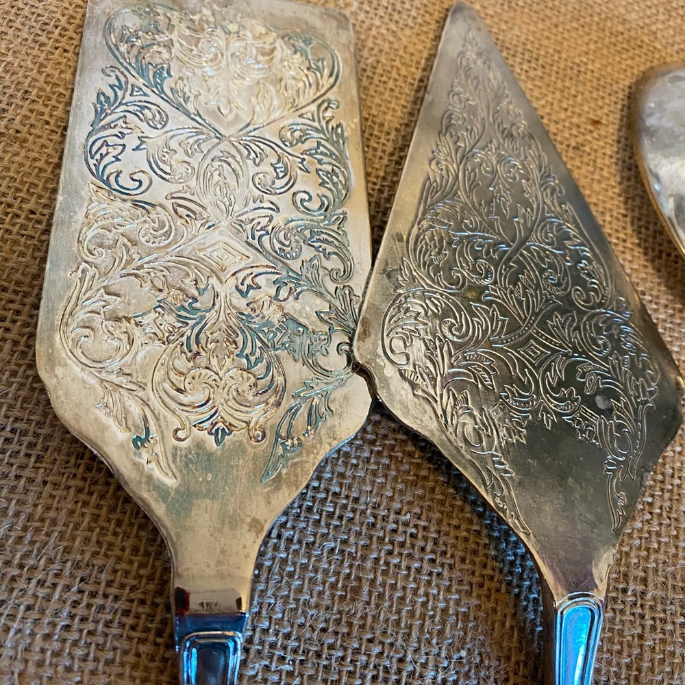 Vintage Silver Plated Serving Utensils - Picture 6 of 8